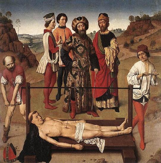 Dieric Bouts Martyrdom of St Erasmus china oil painting image
